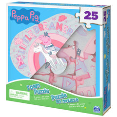 Spin Master Peppa Pig puzzle pieces fitting together with satisfying clicks