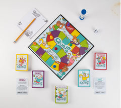 Spin Master Quelf 300 cards deck ready for outrageous challenges.
