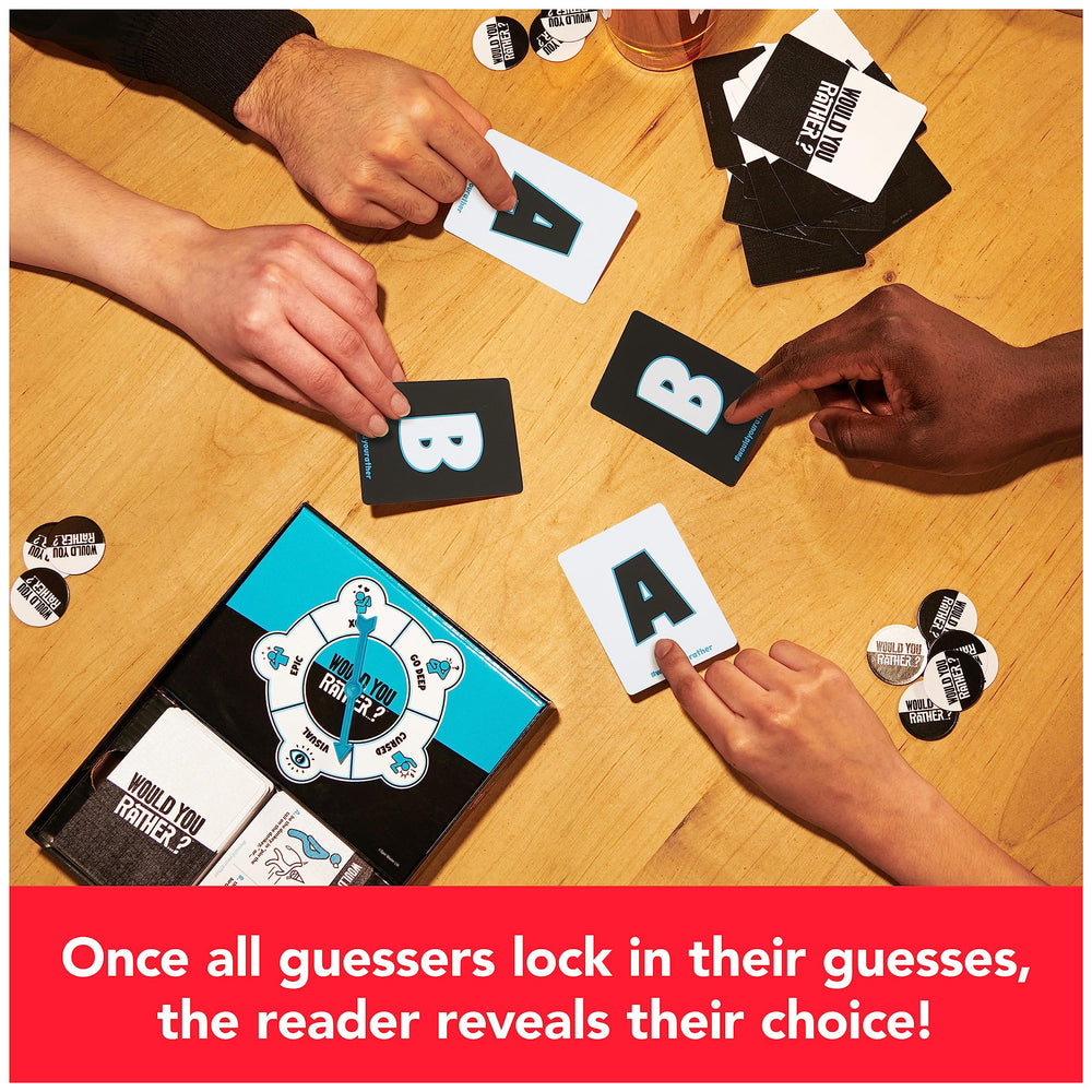 Spin Master Would You Rather visual dilemmas spark lively discussions.