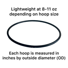 SpinMajik 36-inch hoop for adults and teens with dynamic dance potential.