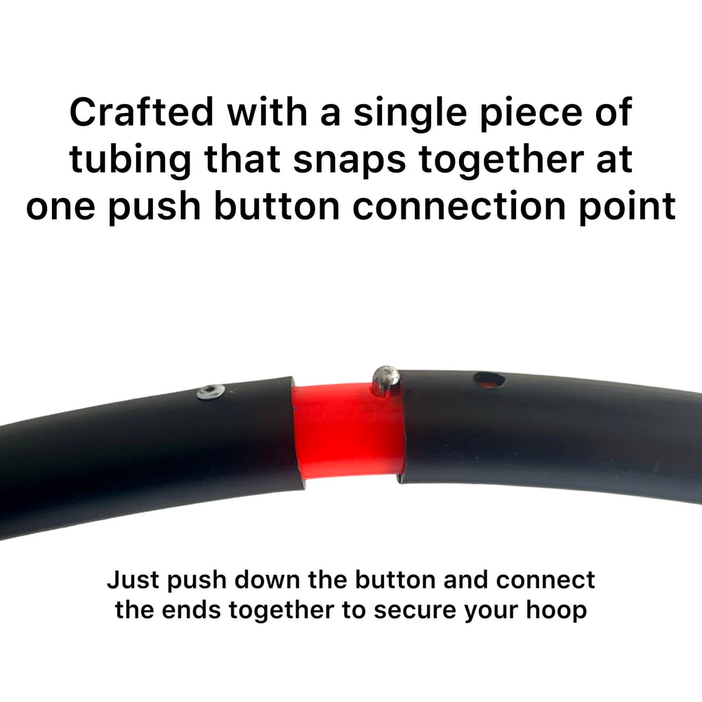 SpinMajik minimal bare-design hoop for distraction-free practice sessions.