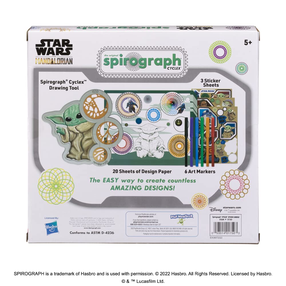 Durable, kid-friendly Grogu art kit for at-home creativity