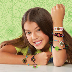 Spirograph Shrink Charms baking magic: transforms art into tiny, wearable charms.
