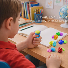 Spkwis spinner ring rotates quietly for stress relief during breaks