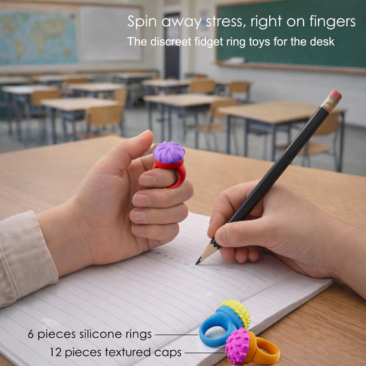 Spkwis spinner ring texture in action for sensory engagement and motor skills