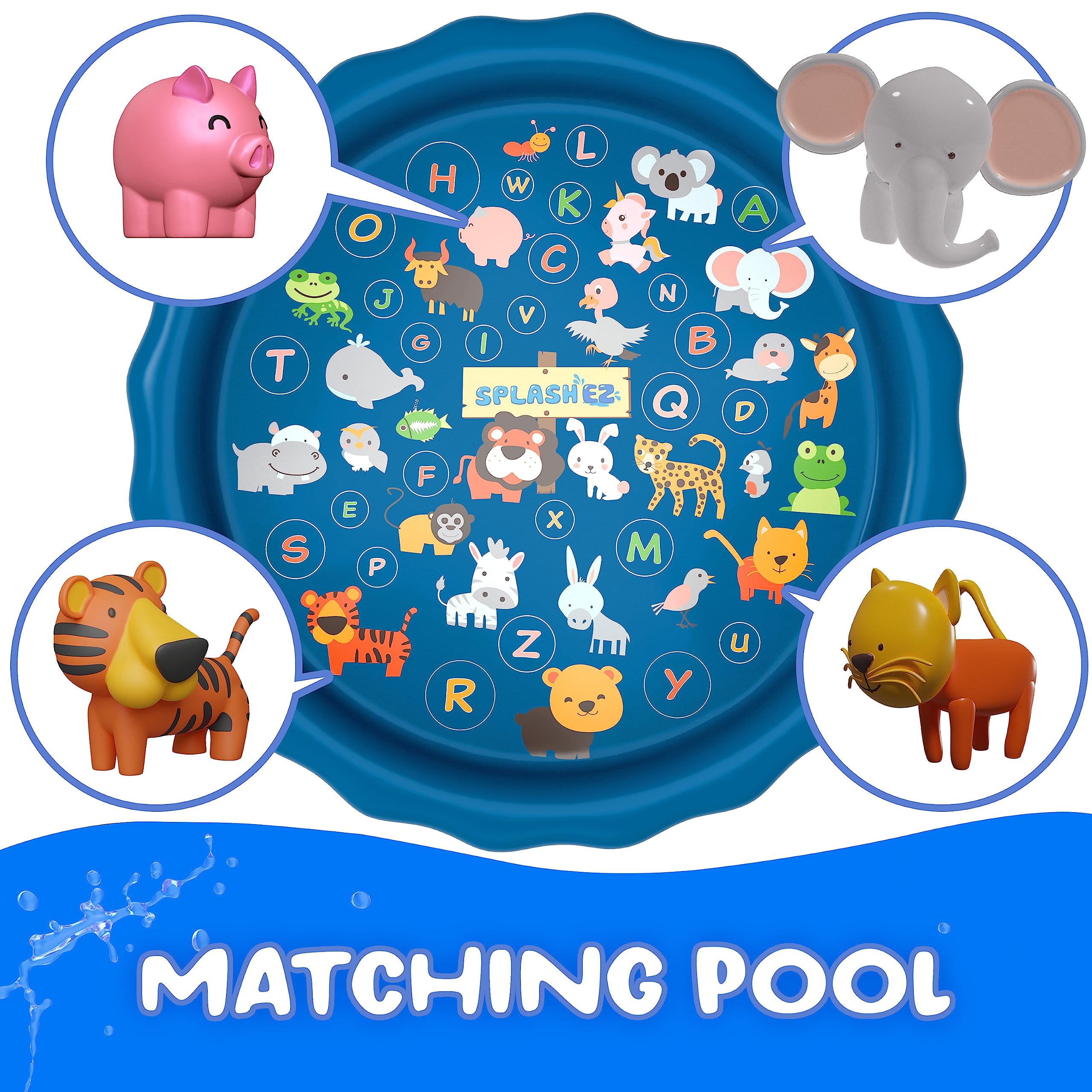 SplashEZ learning-friendly figures support color and sound exploration