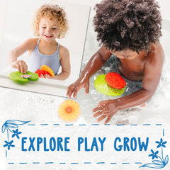 SplashEZ BPA-free soft bath toy, safe for tiny hands.