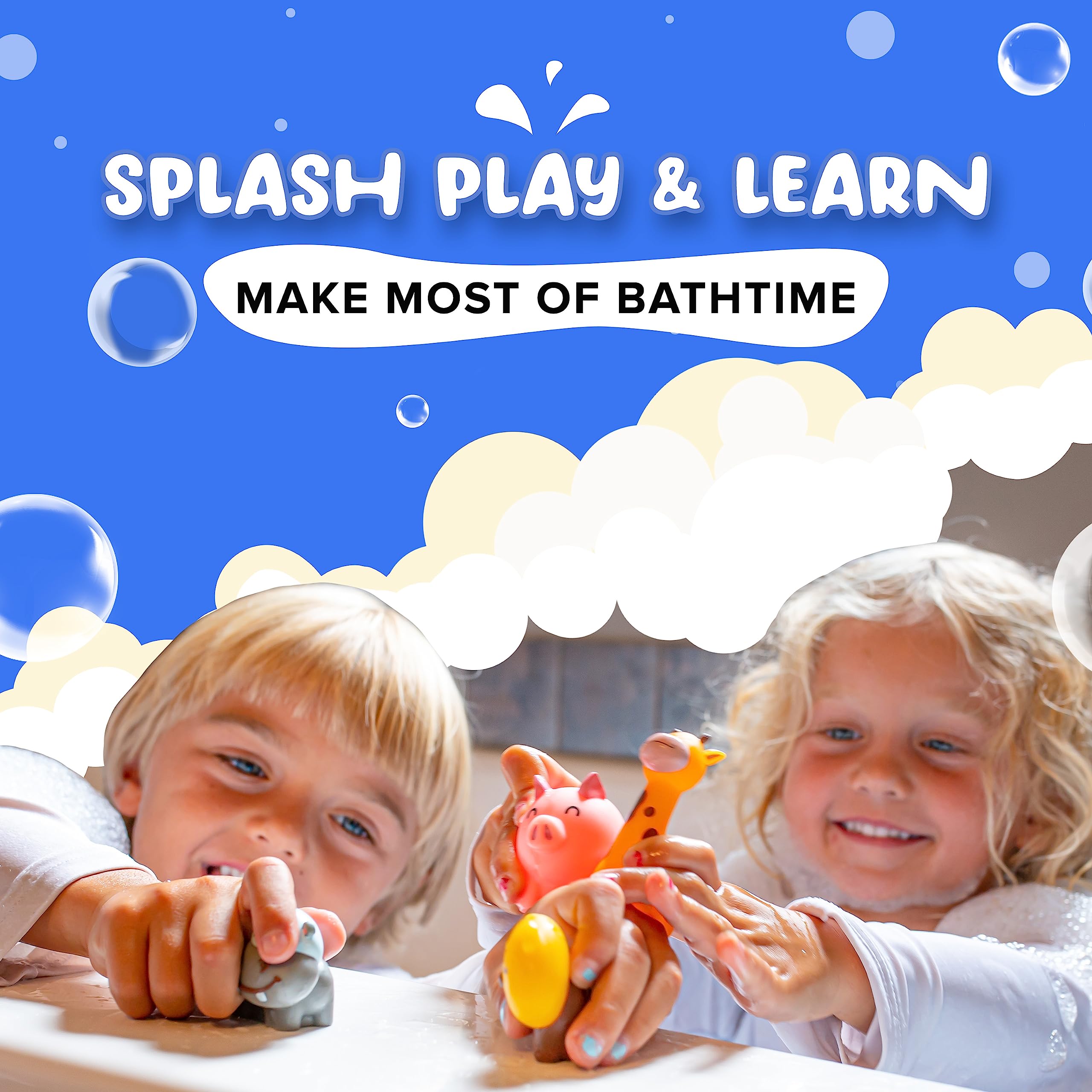 SplashEZ educational toys enhance storytelling during water play