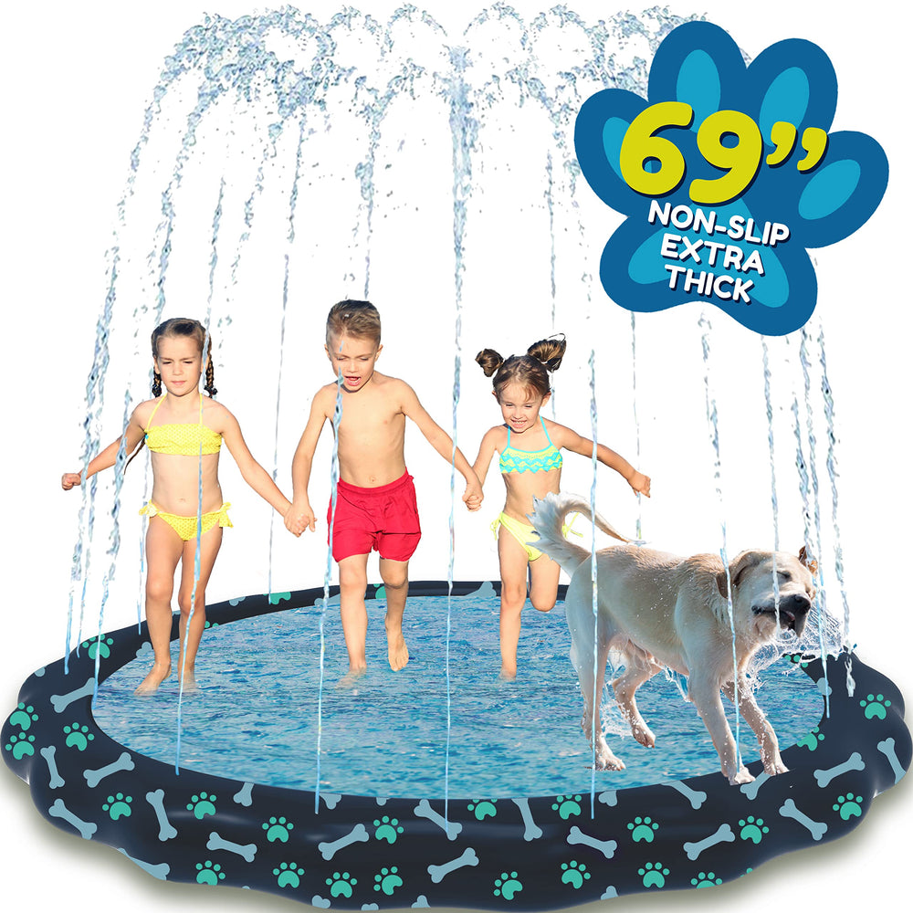 SplashEZ non-slip splash pad surface ready for safe family play outdoors