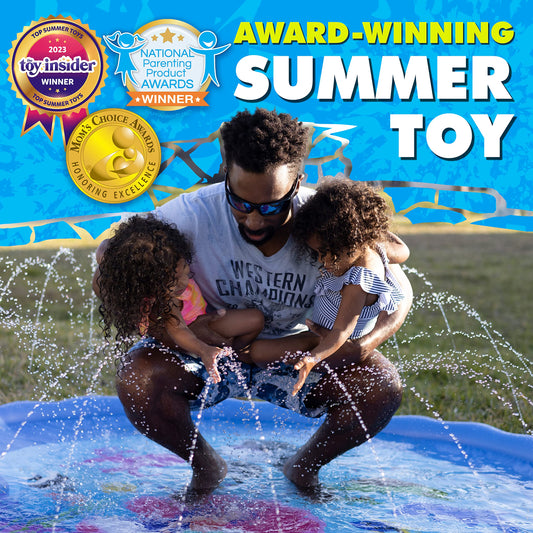 SplashEZ paw-friendly design keeps pets comfortable during outdoor splashes.