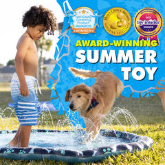 SplashEZ 69-inch play area shows spacious space for kids and pets