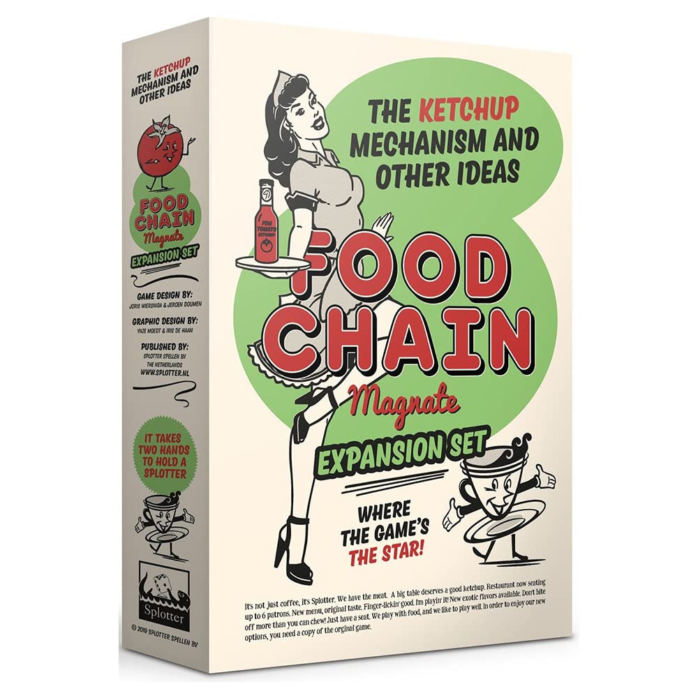 Splotter Food Chain Magnate ketchup mechanism visual boosts strategy and flavor ideas.