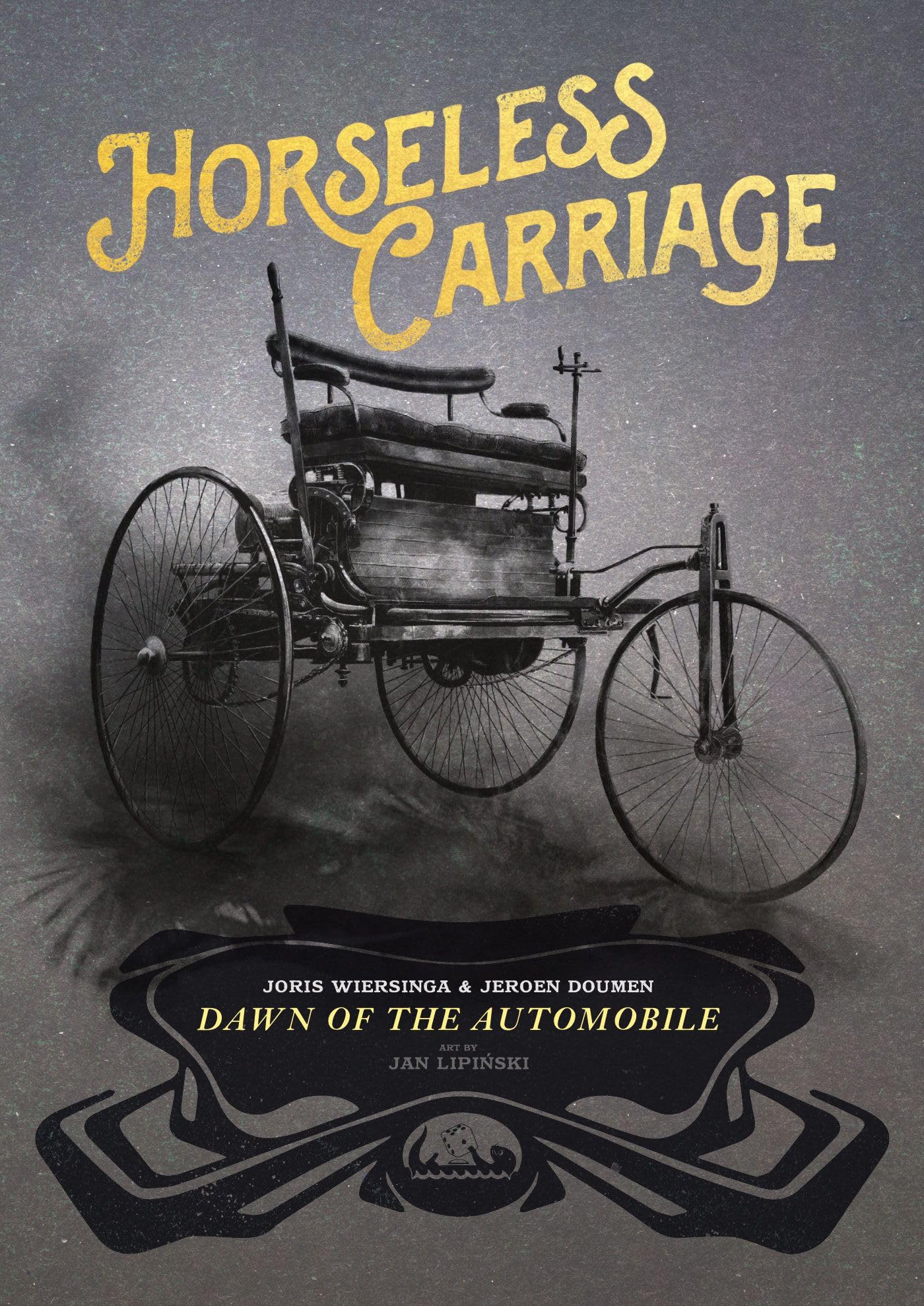 Splotter Horseless Carriage box art, a historical strategy game for 3-5 players