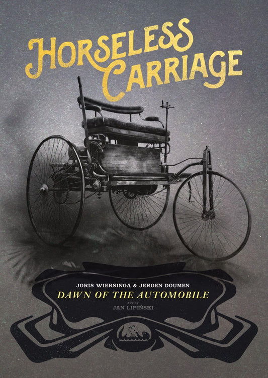 Splotter Horseless Carriage box art, a historical strategy game for 3-5 players