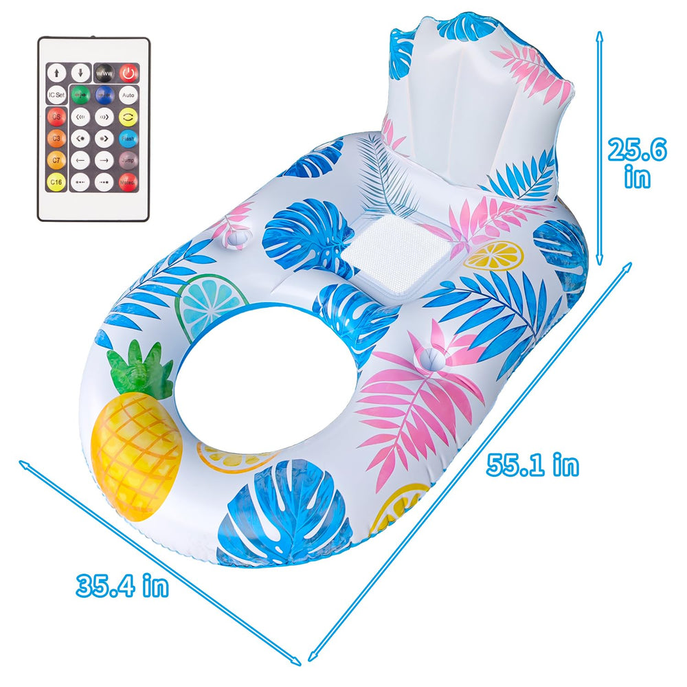 Spobot float featuring easy inflate/deflate port for quick setup.