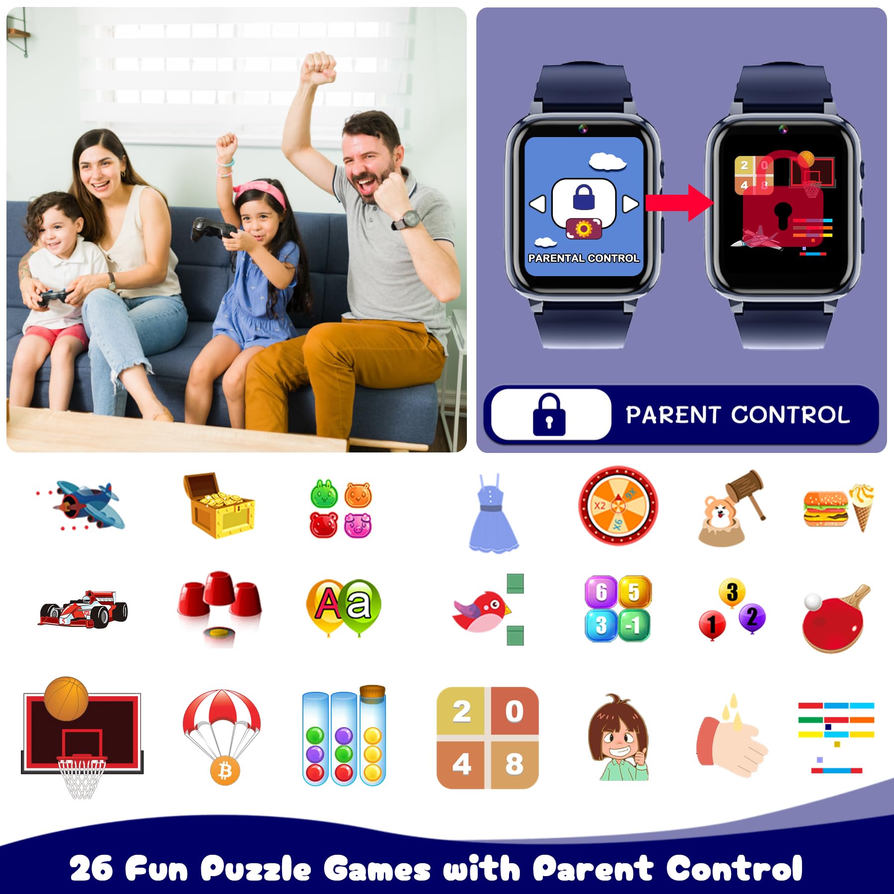 Spodus Kids Smart Watch audio stories spark imagination on the go.