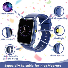 Spodus Kids Smart Watch pedometer tracks steps during daily adventures.