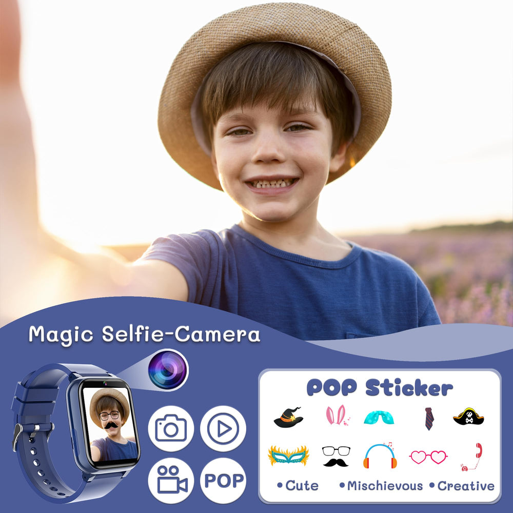 Spodus Kids Smart Watch touch screen makes navigation simple.