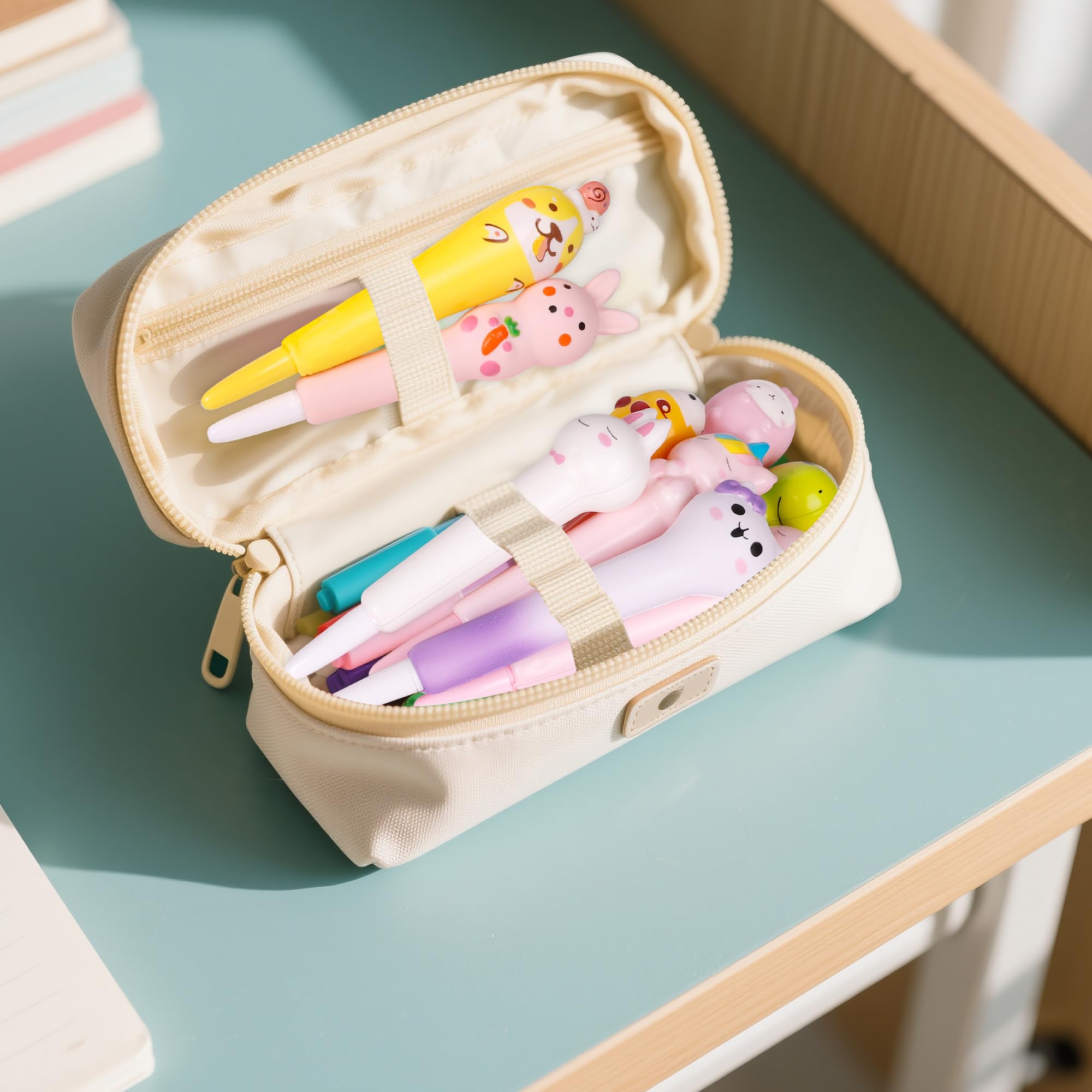 Durable Spoilu pens with kid-proof sponge that resists squeezing