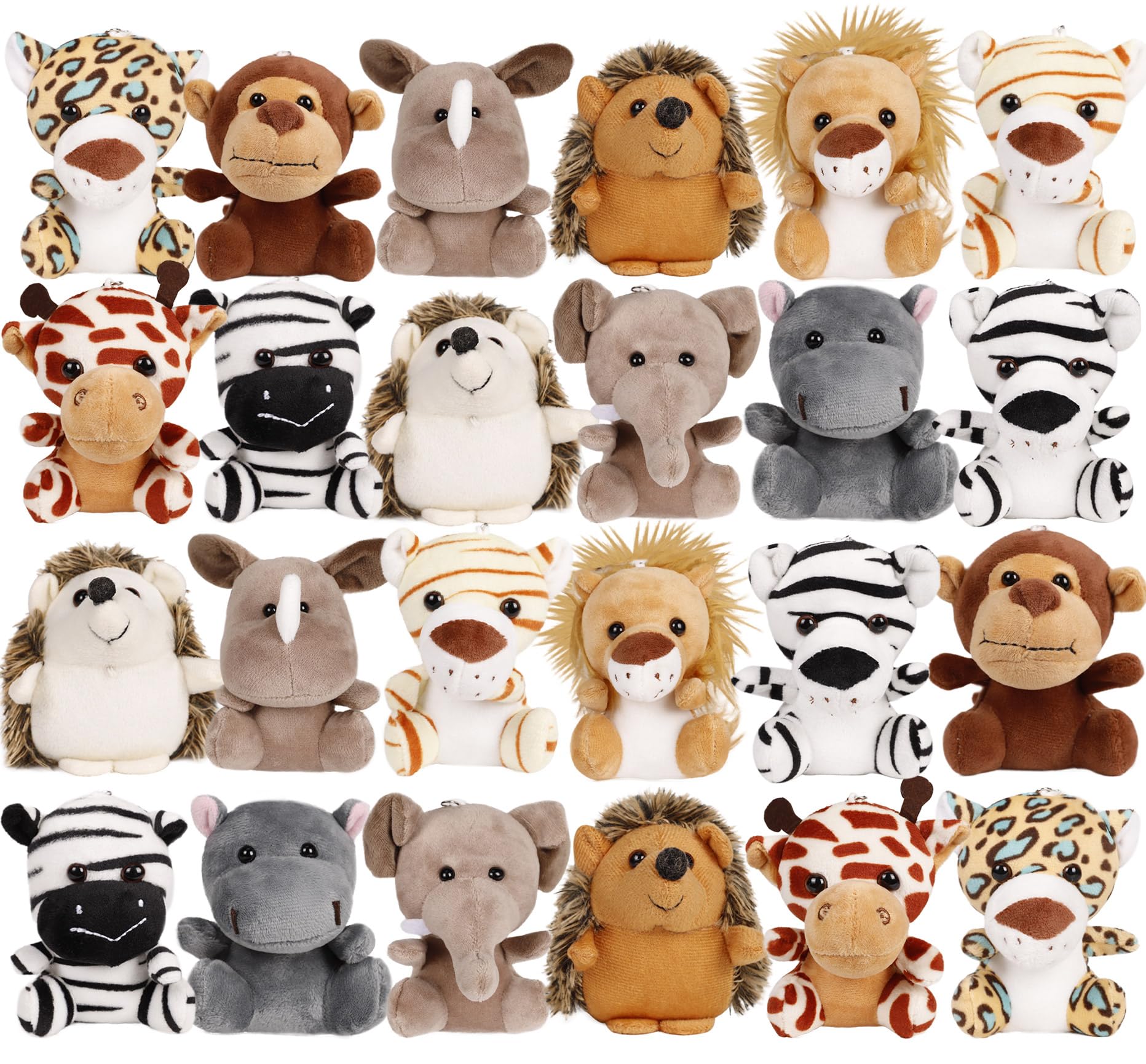 Spoilu small lion plush, soft 4.5-inch cuddle buddy, perfect as party favors and classroom prizes.
