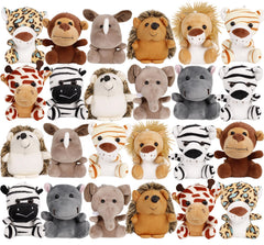 Spoilu small lion plush, soft 4.5-inch cuddle buddy, perfect as party favors and classroom prizes.