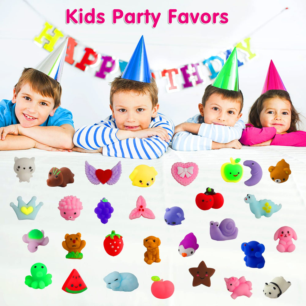 Spolux animal and fruit squishies collection with soft tactile play