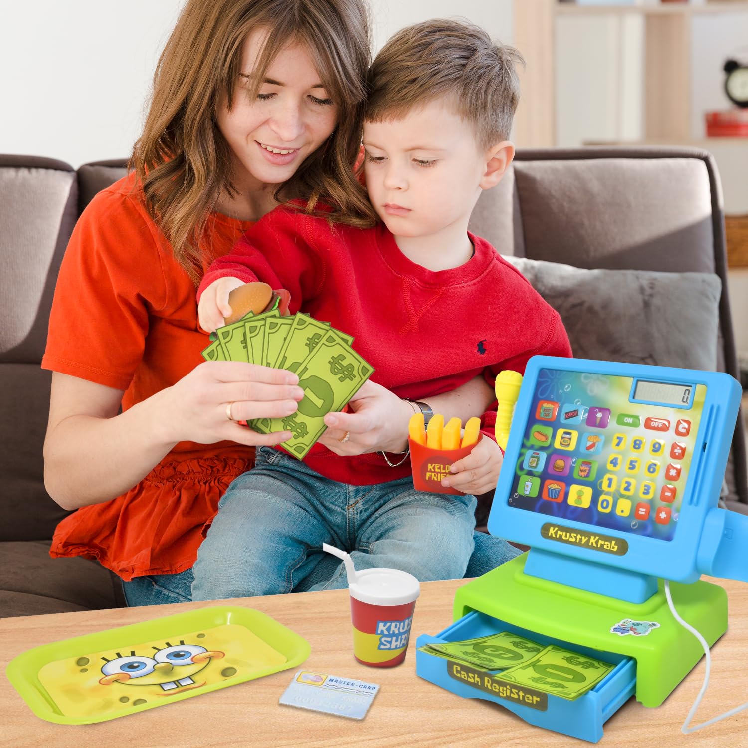 SpongeBob gift-packaged playset for birthdays and holidays.