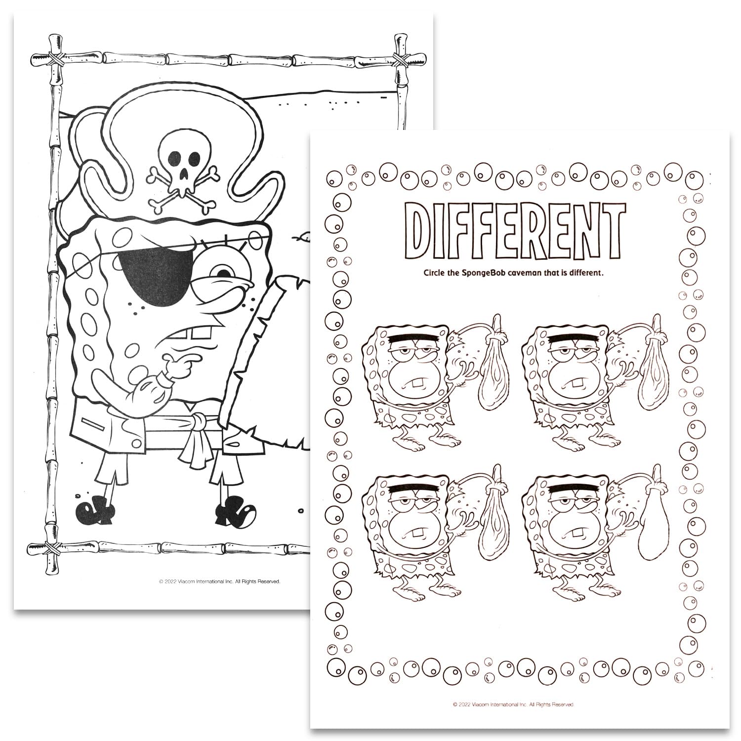 SpongeBob memory match game back page boosts memory-friendly playtime.