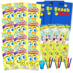 SpongeBob SquarePants play packs with stickers for party favors