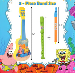 SpongeBob SquarePants recorder toy promotes hands-on practice and coordination.