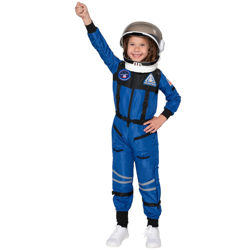 Spooktacular Creations durable polyester fabric in blue astronaut suit
