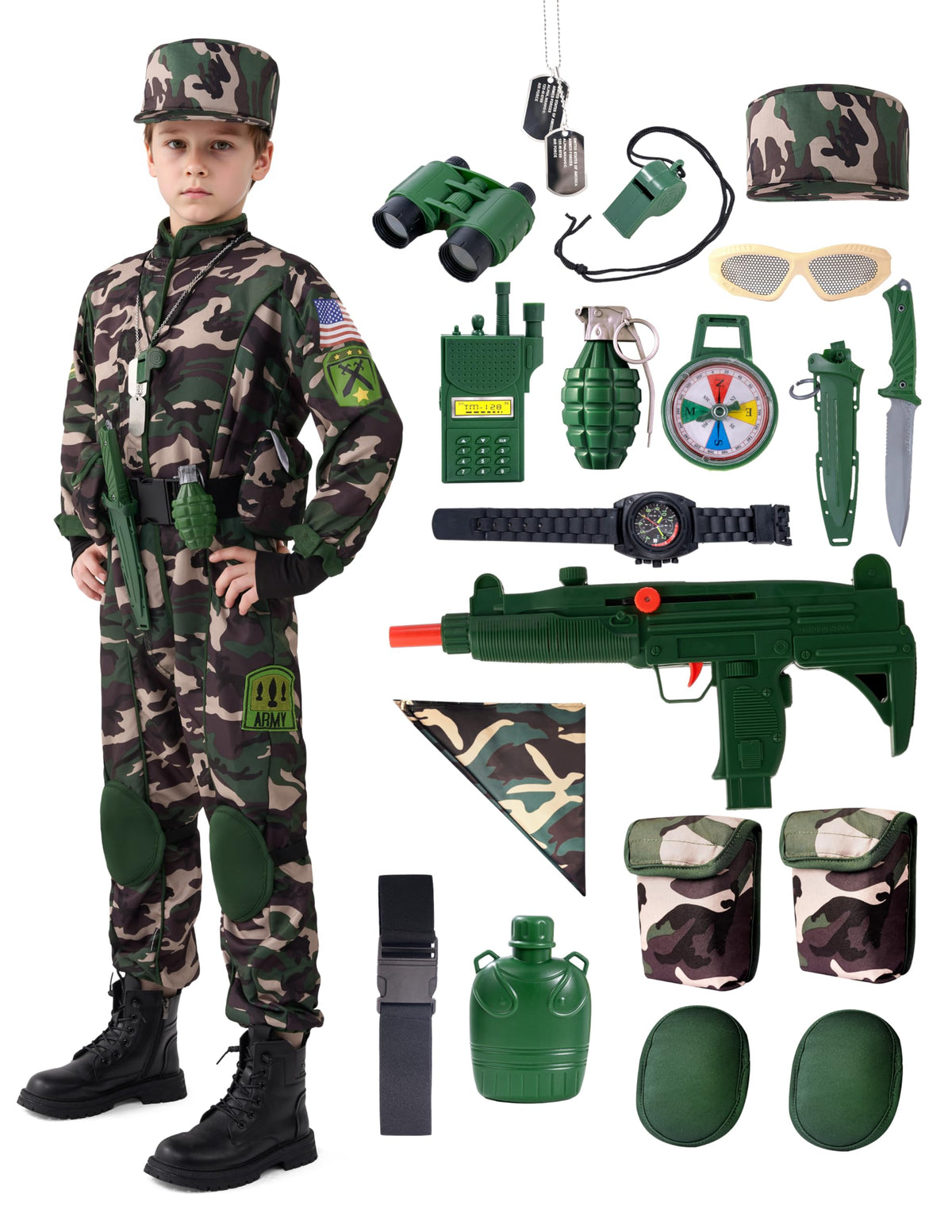 Spooktacular Creations foam vest adds authentic play-detail and comfort.