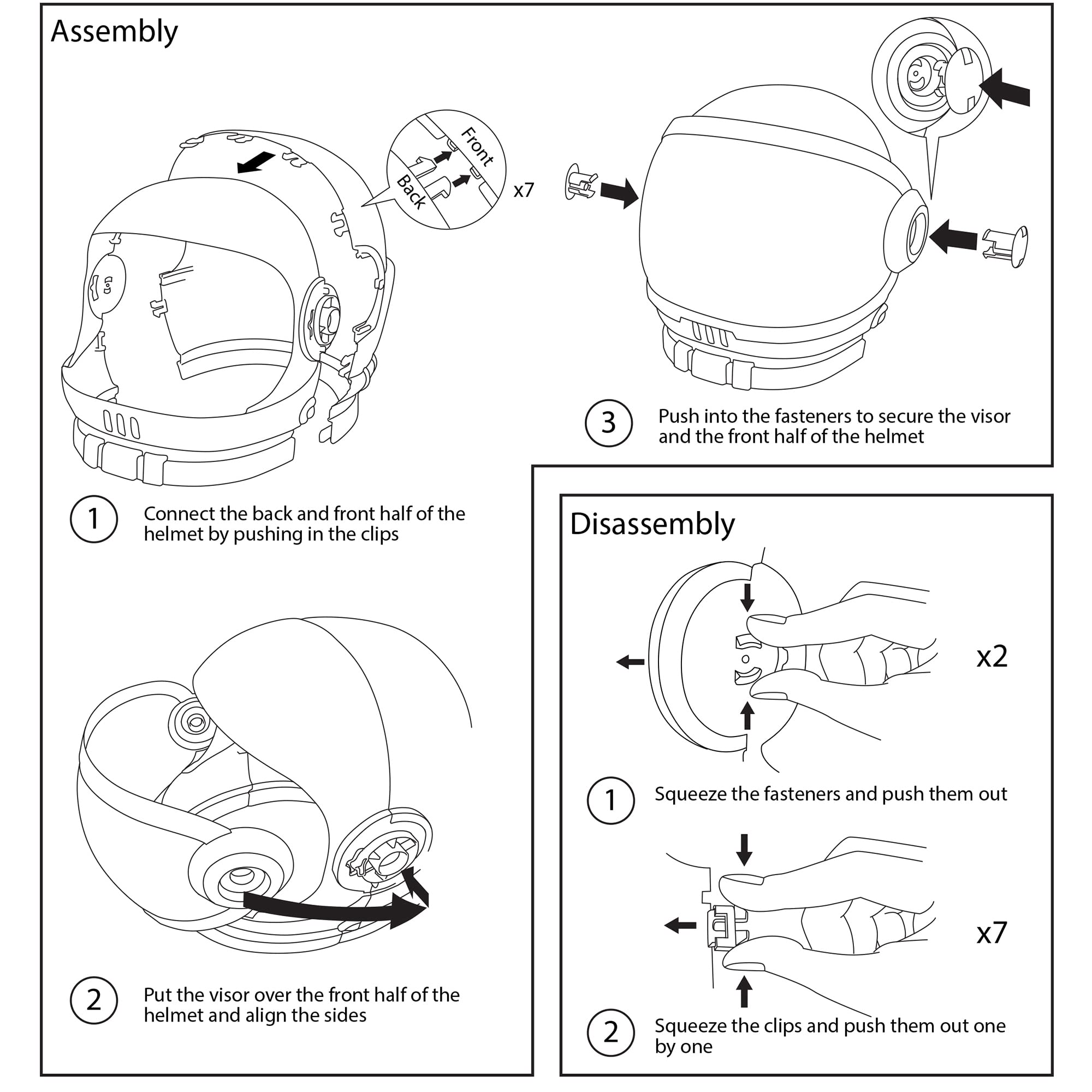 Spooktacular Creations helmet ready for Halloween parties and space adventures