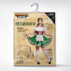 Spooktacular Creations halloween costume evokes a playful garden-babe vibe.