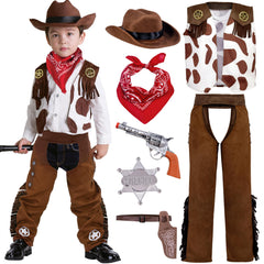 Spooktacular Creations cowboy hat costume brown for kids boosts authentic Western look.