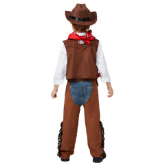 Spooktacular Creations pants, belt, badge set for complete cowboy outfit.
