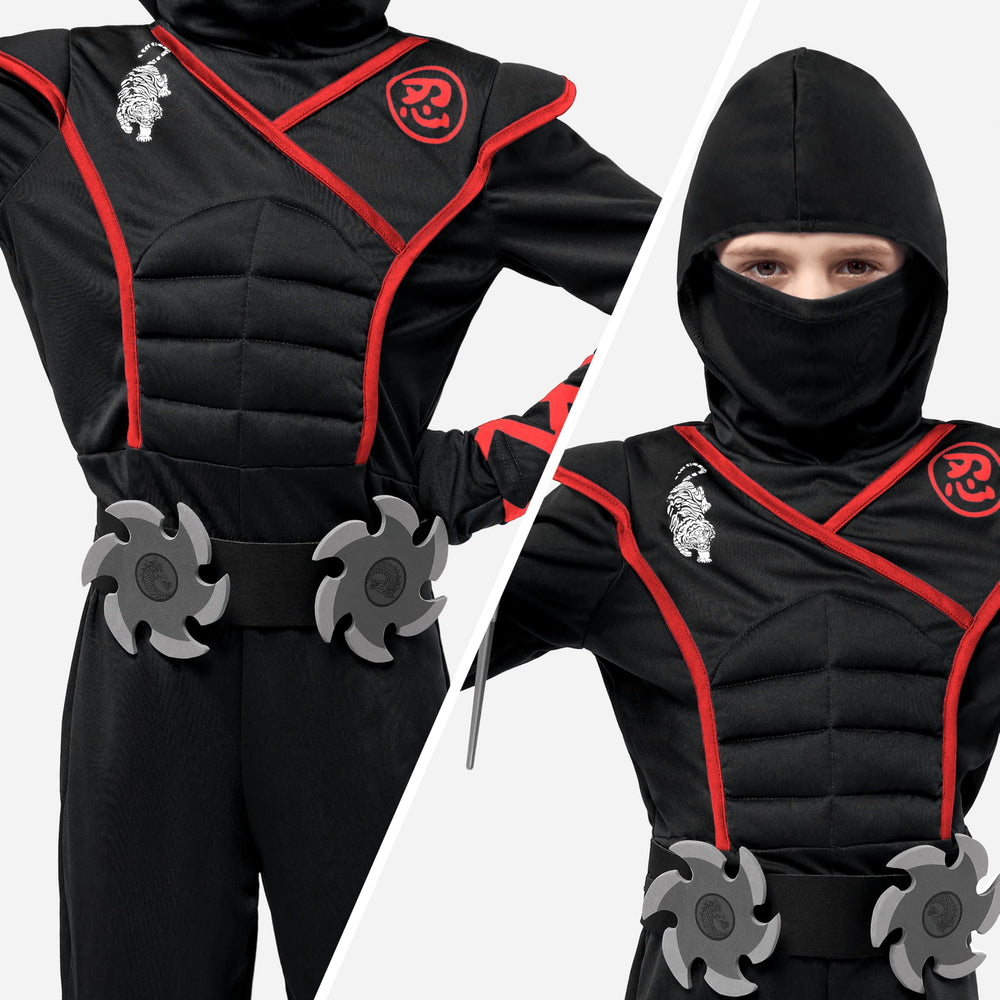 Spooktacular Creations foam daggers keep play safe during ninja scenes