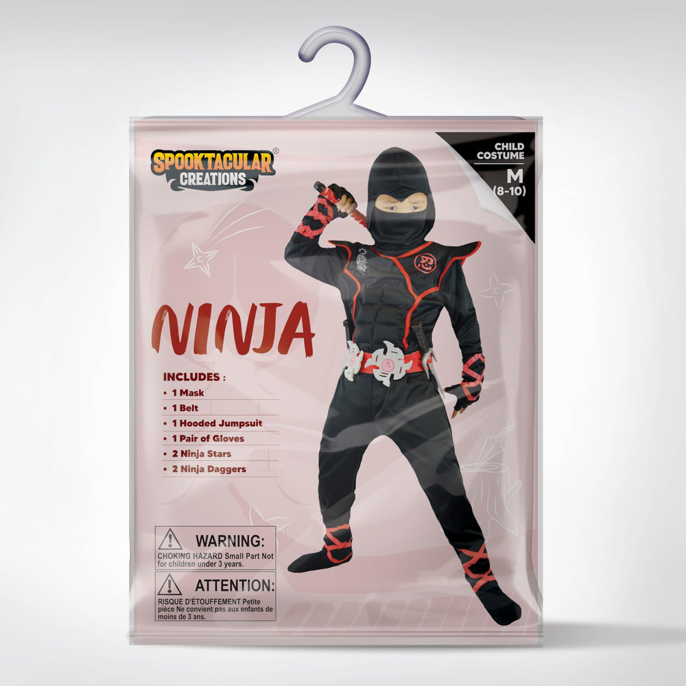 Spooktacular Creations foam sword completes a dynamic ninja look