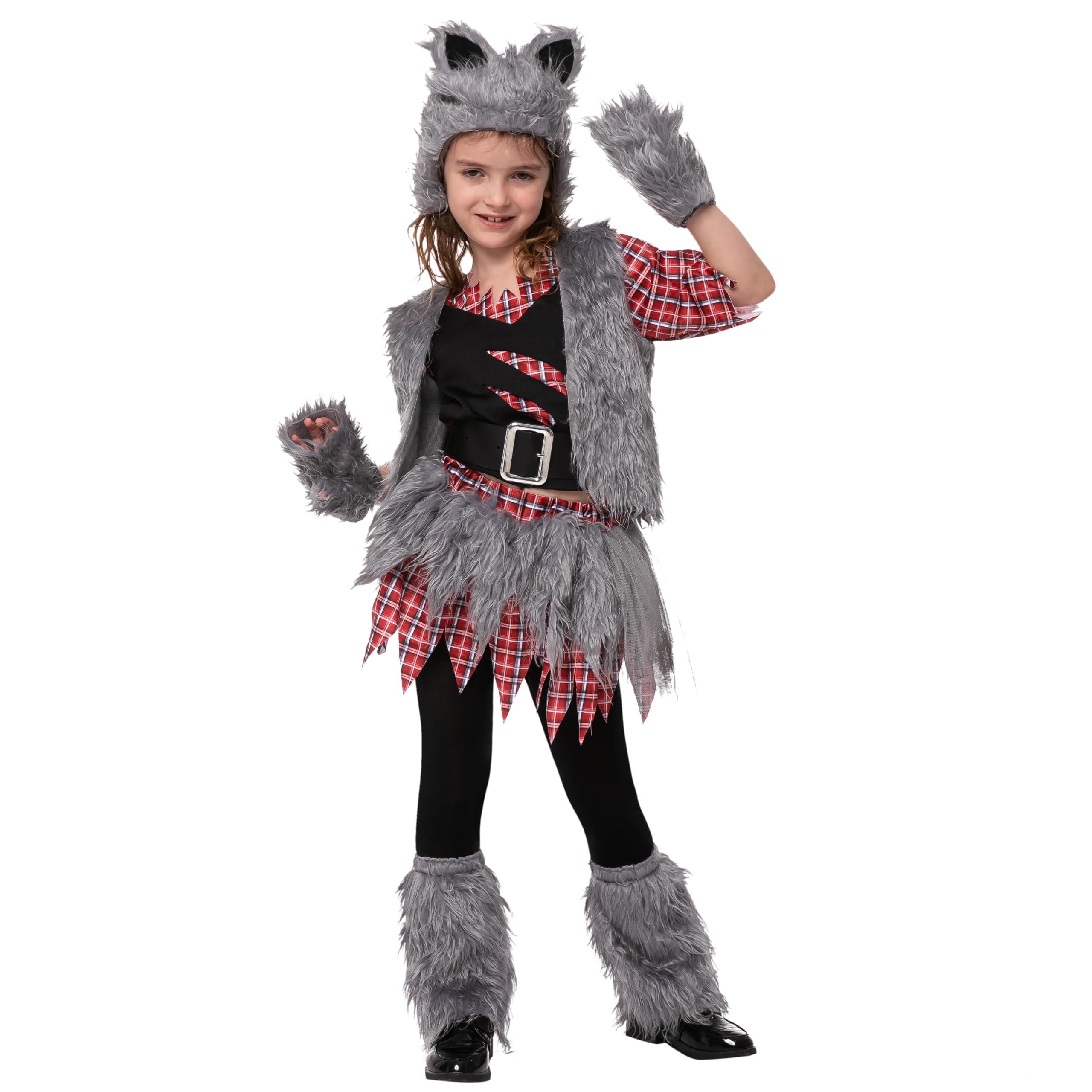 Spooktacular Creations Werewolf hat, cozy faux fur for a playful Halloween look.