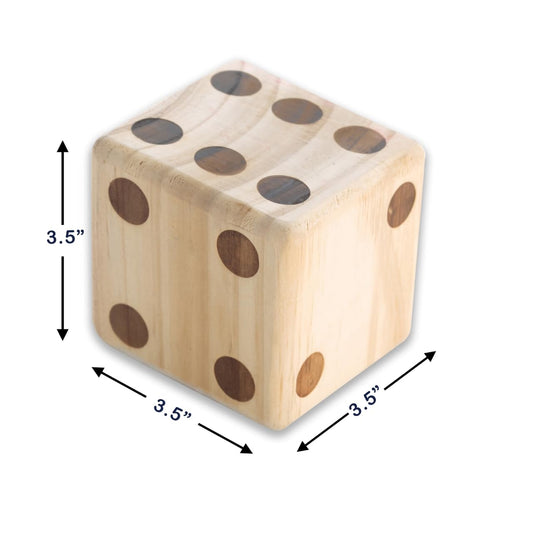 Sport Beats Giant Wooden Yard Dice carry bag keeps dice organized while traveling.