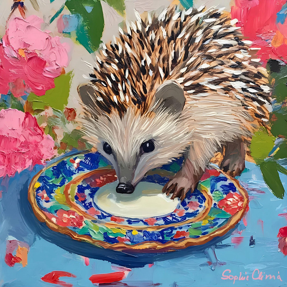 Springbok Little Explorer hedgehog puzzle image with vibrant colors for family game night