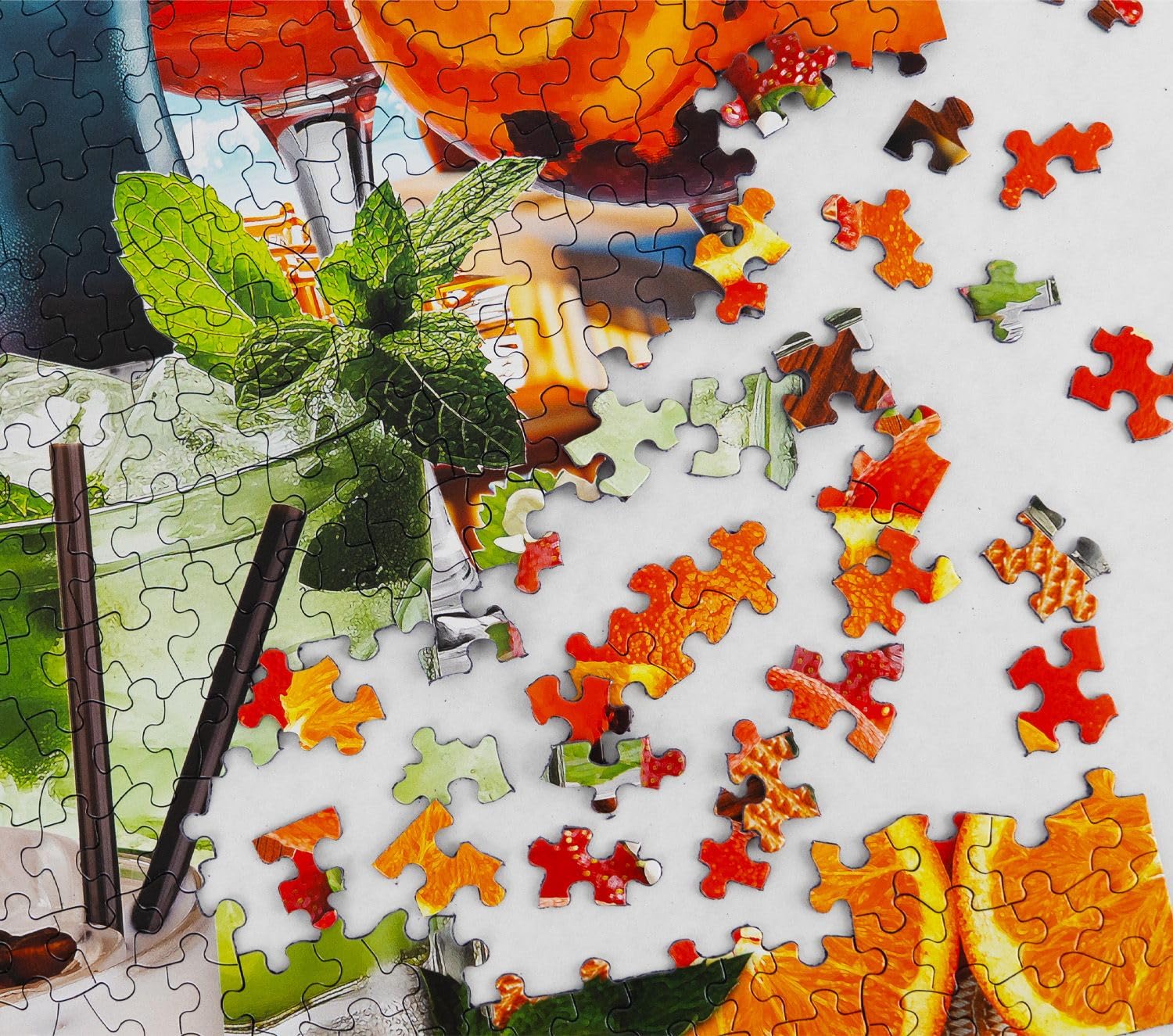 Springbok Summer Sips puzzle features stunning artwork by Alondra Salgado.