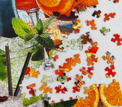 Springbok Summer Sips puzzle features stunning artwork by Alondra Salgado.