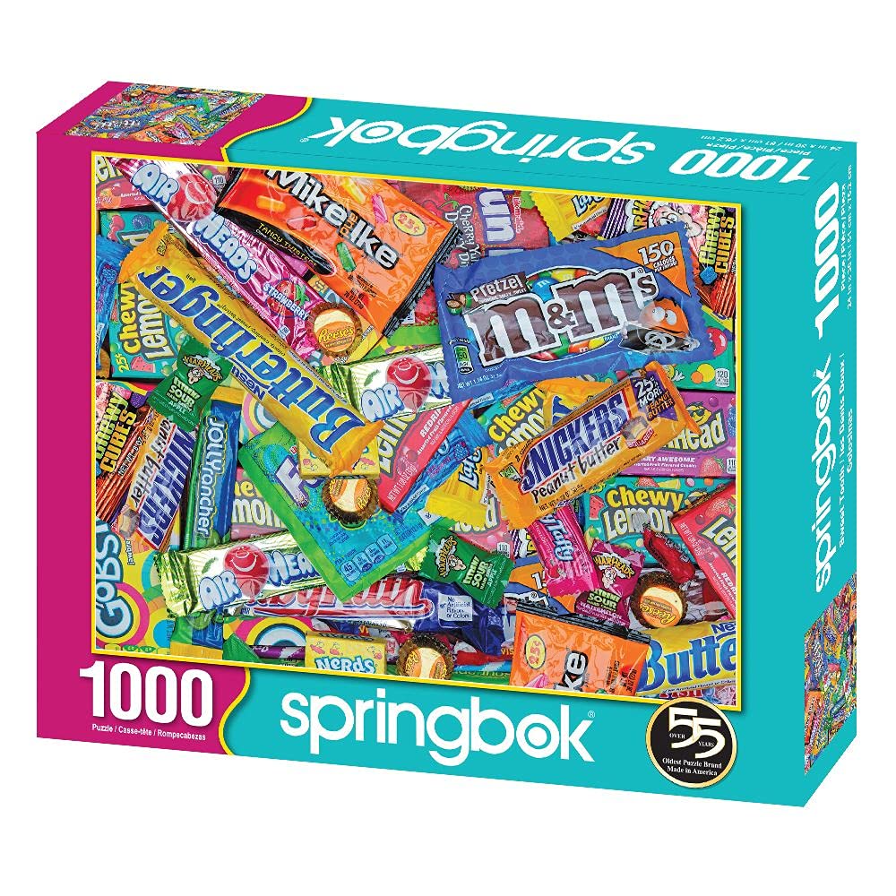 Springbok Sweet Tooth finished size 30x24 inches for a large, satisfying result