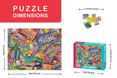 Springbok Sweet Tooth unique-cut pieces ensure a challenging, interlocking solve