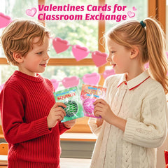 SpringFlower 24-pack valentines cards ready for classroom exchanges