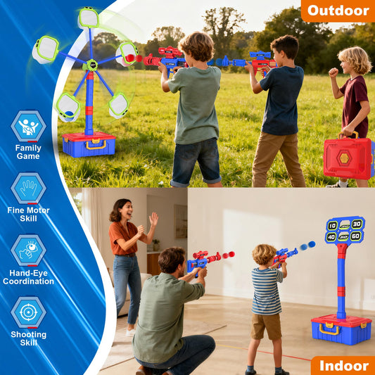 SpringFlower two-in-one shooting game standing target ready for aim practice