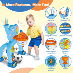 SpringFlower 2in1 sports playset with lights and sounds for multisensory fun