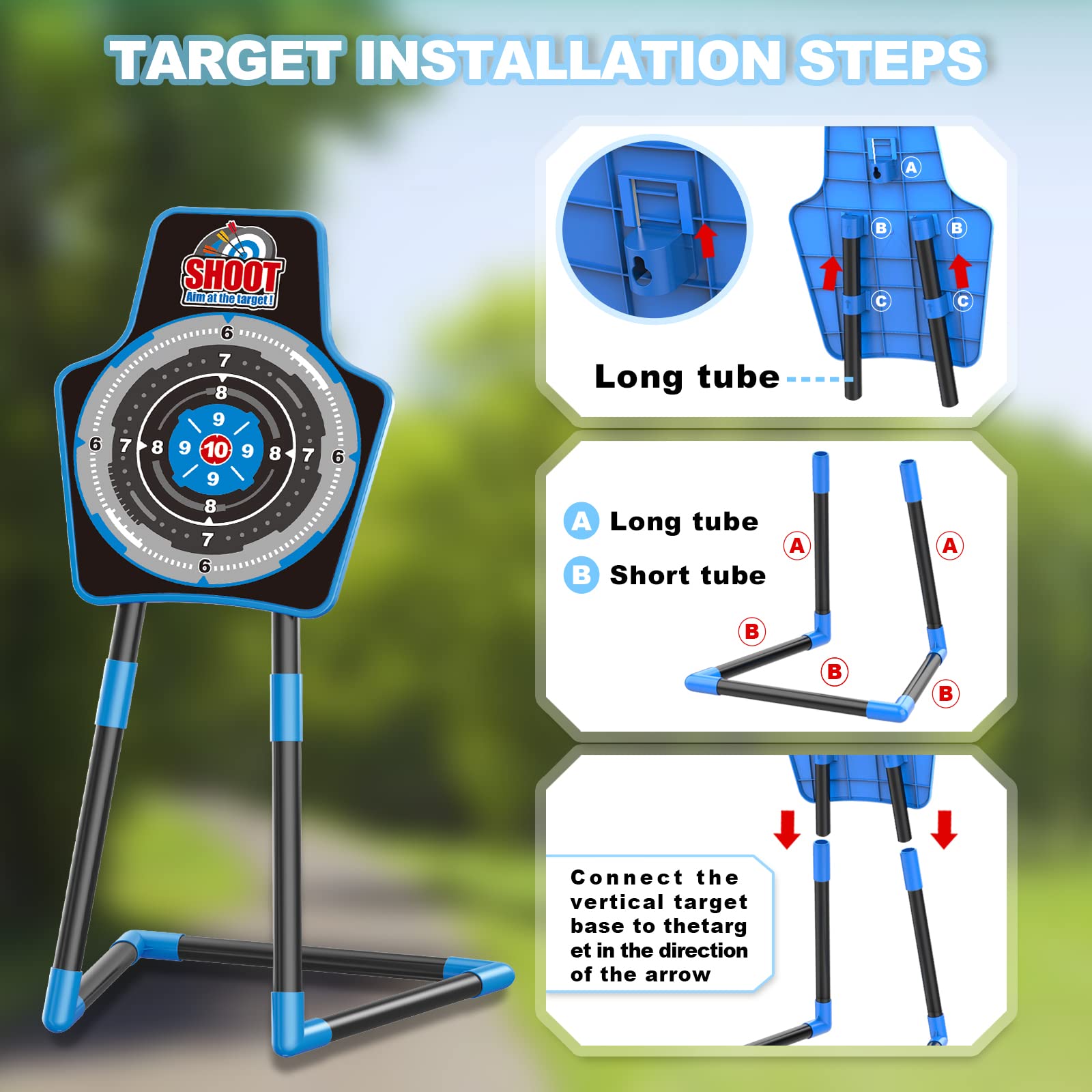 SpringFlower adjustable quivers keep arrows organized during quick rounds.