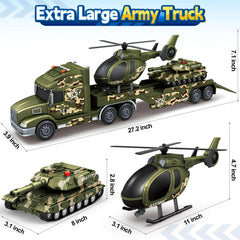 SpringFlower Army Truck Gift Pack easy to carry and store